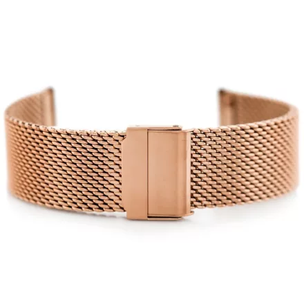 Pacific fém óraszíj M8 - rosegold 18mm