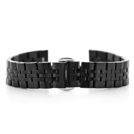 Pacific fém óraszíj Model 4 - fekete 14mm