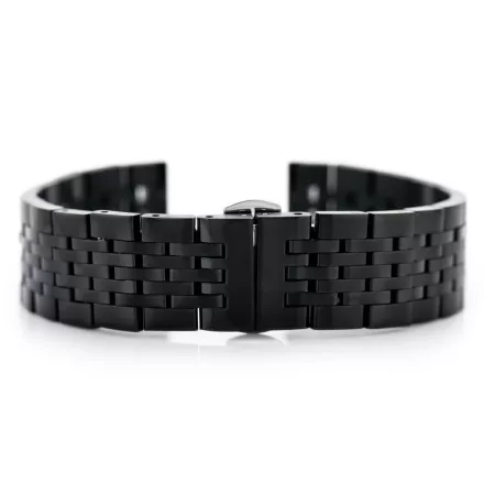 Pacific fém óraszíj Model 4 - fekete 18mm