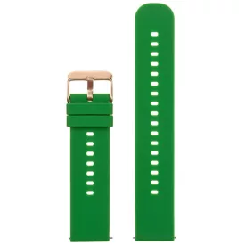 Pacific óraszíj U27 - zöld/rosegold - 18mm