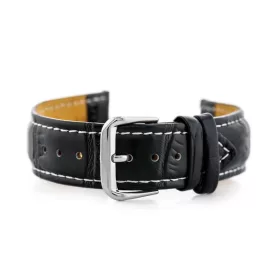 Pacific óraszíj W102L fekete/fehér - 18mm
