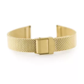 Inny fém óraszíj 302G - arany - 12mm