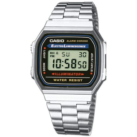 Casio Unisex férfi női óra karóra A168WA-1W (zd088a)