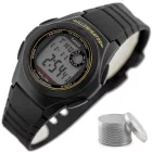 Casio férfi óra karóra F-200W-9ADF (zd151d)