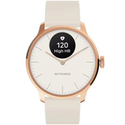 Withings HWA11-modell 1-All-Int ScanWatch világos Sand 37 mm 5ATM karóra