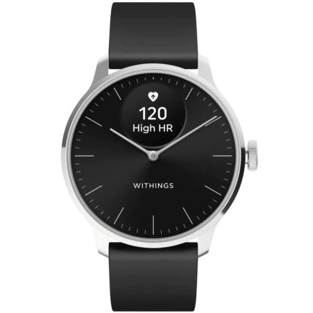 Withings HWA11-modell 5-All-Int ScanWatch világos fekete 37 mm 5ATM karóra