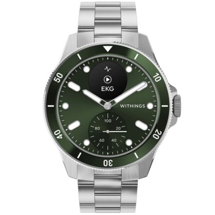 Withings HWA10-modell 8-All-Int ScanWatch Nova zöld 43mm 10ATM karóra