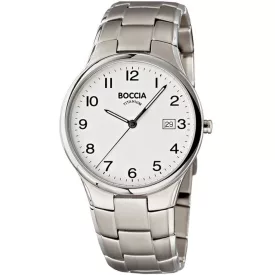   Boccia 3512-08 férfi's óra karóra Titanium 36mm 5ATM karóra