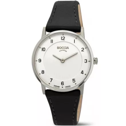 Boccia 3254-04 női óra karóra Titanium zafír köves 32mm 5ATM karóra