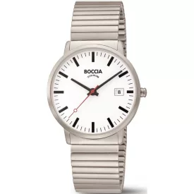   Boccia 3622-04 férfi óra karóra Titanium zsinórozé óra karóra 38mm 5ATM karóra