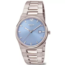   Boccia 3661-01 férfi óra karóra Titanium zafír köves 39mm 5ATM karóra