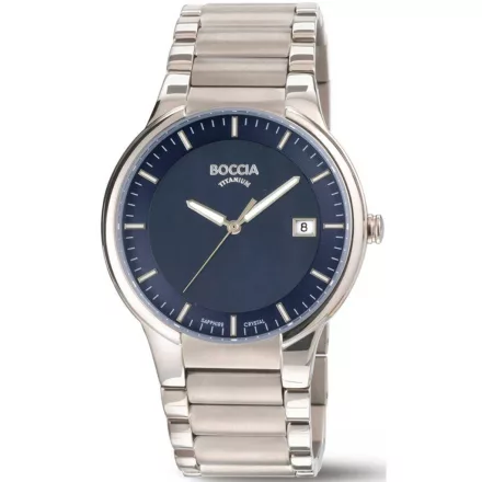 Boccia 3629-03 férfi óra karóra Titanium zafír köves 39mm 5ATM karóra