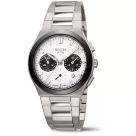   Boccia 3736-01 férfi óra karóra Titanium Kronográf Óra 39mm 5ATM  karóra