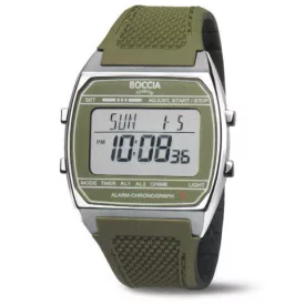   Boccia 3738-03 férfi óra karóra Titanium  Kronográf Óra 37mm 5ATM  karóra