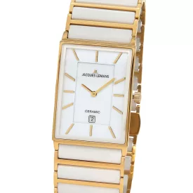   Jacques Lemans 1-1593F York kerámia férfi 32mm 5 ATM karóra