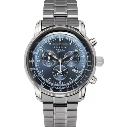 Zeppelin 7680MB-3 férfi óra karóra 100 évek Zeppelin Kronográf Óra 43mm 5ATM  karóra