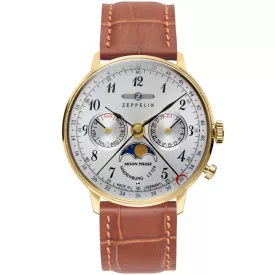 Zeppelin 7039-1 Hindenburg Holdfázis 3 ATM 36 mm karóra