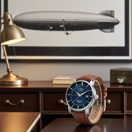 Zeppelin 8442-3 Atlantic GMT férfi 40mm 5ATM karóra