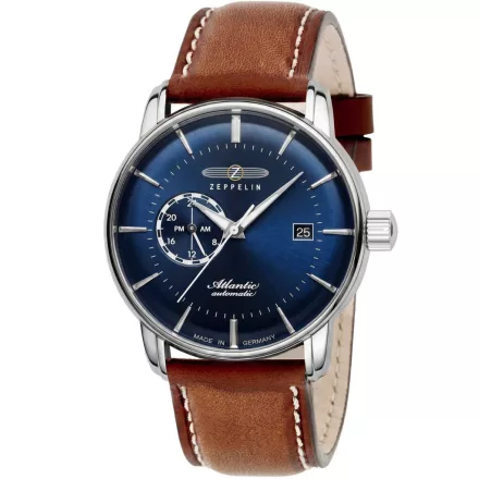 Zeppelin 8470-3 Atlantic automata férfi's óra karóra 41mm 5ATM karóra