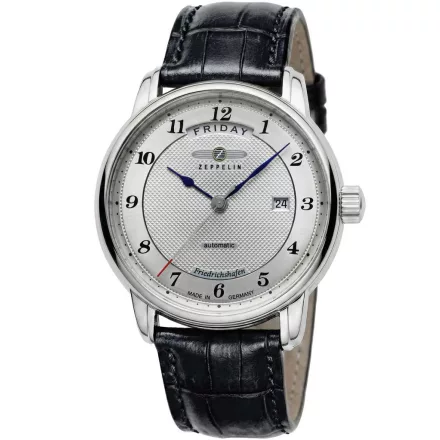 Zeppelin 8562-4 férfi óra karóra Friedrichshafen automata 40mm 5ATM  karóra