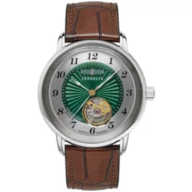  Zeppelin 8567-2 Unisex férfi női Friedrichshafen nyitott szív automata 36mm 5ATM  karóra