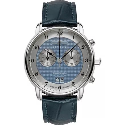 Zeppelin 8584-3 férfi óra karóra Friedrichshafen Kronográf Óra 41mm 5ATM  karóra