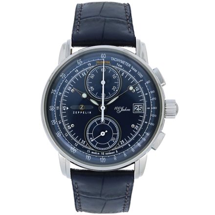 Zeppelin 8670-3 100 évek Chrono férfi 43mm 5ATM karóra