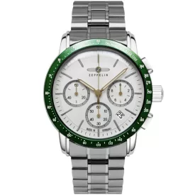  Zeppelin 8878MB-4 férfi óra karóra új York Kronográf Óra 43mm 5ATM  karóra