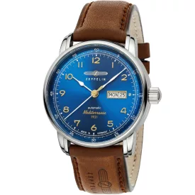   Zeppelin 9664-3 férfi óra karóra MÃ©diterranÃ©e automata 40mm 5ATM  karóra