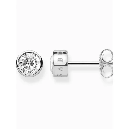 Thomas Sabo H1963-051-14 pötty fülbevaló ékszer fehér kő női fülbevaló