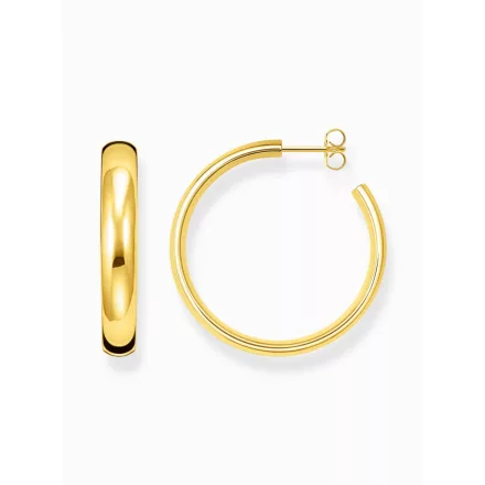 Thomas Sabo CR640-413-39 arany-bevonatú karika fülbevaló ékszer Chunky 36 mm  fülbevaló