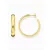 Thomas Sabo CR640-413-39 arany-bevonatú karika fülbevaló ékszer Chunky 36 mm  fülbevaló
