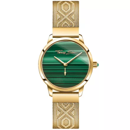 Thomas Sabo WA0365-264-211 Garden Spirit malachite női óra karóra 33mm  karóra