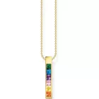Thomas Sabo KE2113-971-7 kő Rainbow női nyaklánc ékszer, állítható Lánc