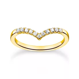   Thomas Sabo női gyűrű TR2394-414-14-56 V-alak méret 56 gyűrű