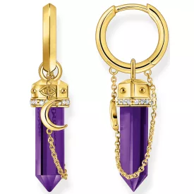   Thomas Sabo karika fülbevaló ékszer  i ation amethyst CR722-414-13 fülbevaló