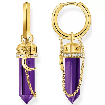Thomas Sabo karika fülbevaló ékszer  i ation amethyst CR722-414-13 fülbevaló
