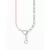 Thomas Sabo KE2193-035-9-L47V ezüst nyaklánc ékszer w. link Lánc elemek és rózsaszín beads  Lánc