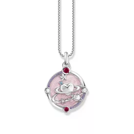   Thomas Sabo PE959-340-9 ezüst medál w. rózsaszín enamel  medál