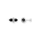 Thomas Sabo H2281-641-11 ezüst pötty fülbevaló ékszer w. fekete onyx  fülbevaló