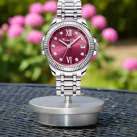Thomas Sabo WA0407-201-212 női óra karóra Divine bordó 33mm 10ATM karóra