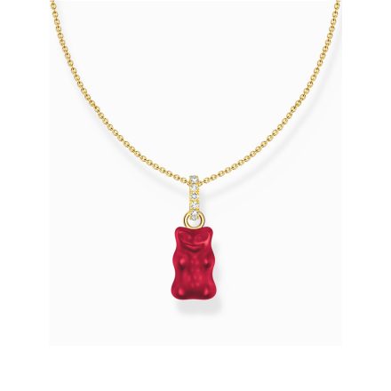 Thomas Sabo KE2209-414-10-L45 arany-bevonatú Lánc w. piros Goldbears medál