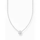 Thomas Sabo KE2210-051-14-L45V ezüst nyaklánc ékszer w. fehér cirkónia medál  Lánc
