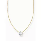Thomas Sabo KE2210-414-14-L45V arany-bevonatú Lánc w. fehér cirkónia medál  Lánc
