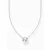Thomas Sabo KE2211-051-14-L45V ezüst nyaklánc ékszer w. fehér szív medál  Lánc