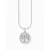 Thomas Sabo KE2220-007-21-L45V ezüst nyaklánc ékszer w. Tree of Love medál u. weiÃŸer zománc  Lánc