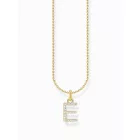 Thomas Sabo KE2244-414-14-L45V arany-bevonatú nyaklánc ékszer letter E  Lánc