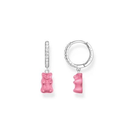 Thomas Sabo CR726-052-9 ezüst egy karika fülbevaló ékszer rózsaszín arany Bears 28,0 mm női