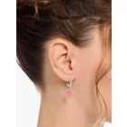 Thomas Sabo CR726-052-9 ezüst egy karika fülbevaló ékszer  rózsaszín arany Bears 28,0 mm női fülbevaló