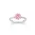 Thomas Sabo TR2474-051-9-54 ezüst gyűrű  rózsaszín kő in Brilliant-vágott női gyűrű